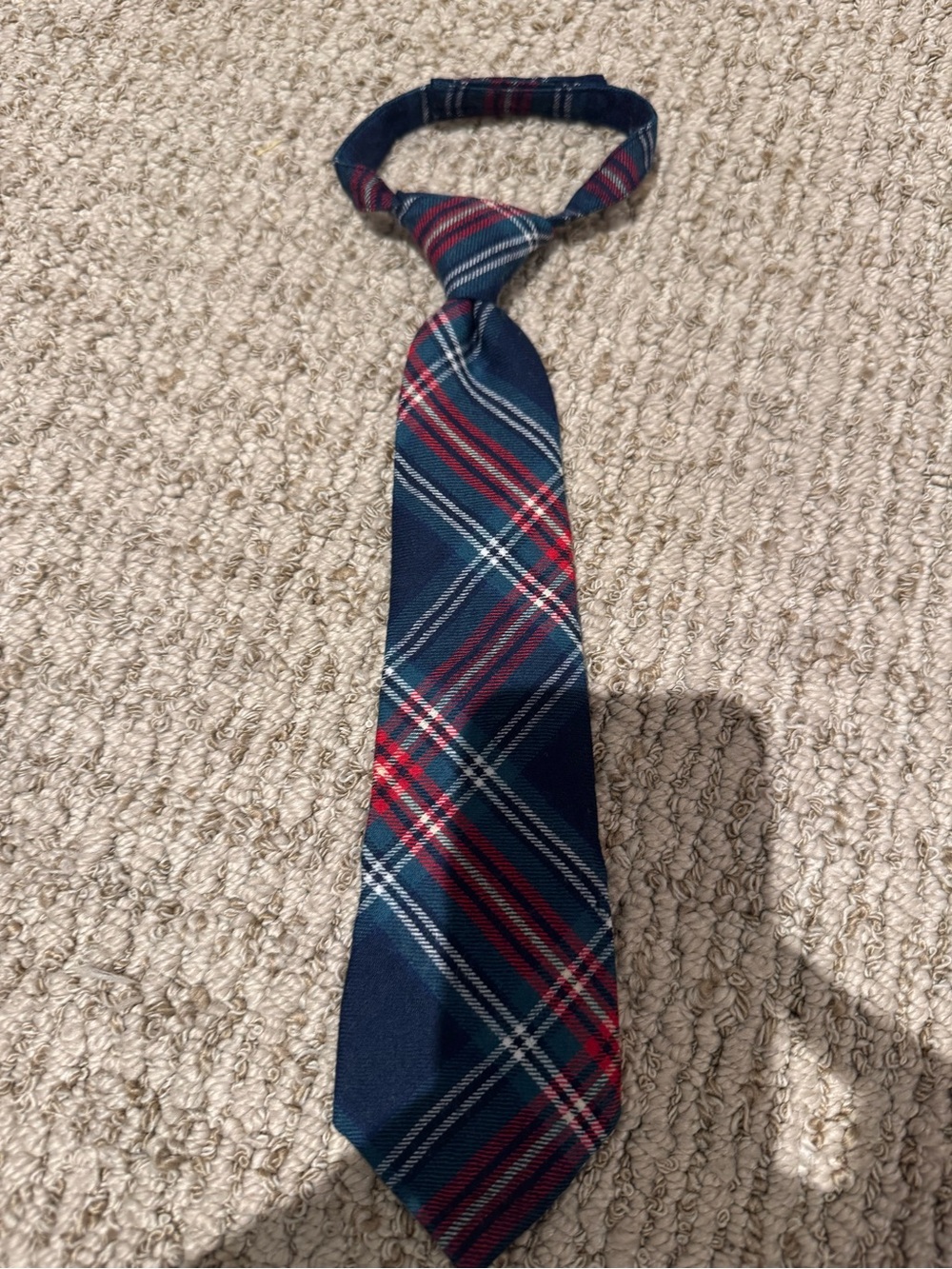 Janie and Jack 0-3 years tartan plaid holiday tie